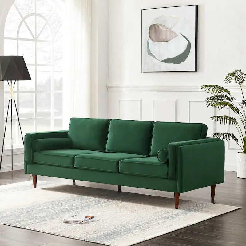Lavinia Mid-Century Modern Sofa for Living Room - Dimensions: 33 x 88 x 34 inches