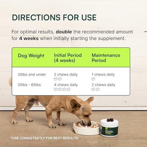 2025 Wuffes Chewable Dog Hip and Joint Supplement for Small & Medium Breeds – Glucosamine & Chondroitin Chews – Dog Joint Supplements & Vitamins – Extended Joint Care – 60 Ct