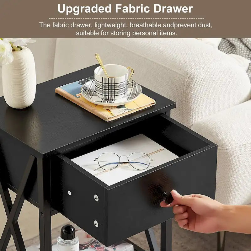 Javlergo Contemporary 3-Piece Living Room Coffee Table Set: Includes Wood Coffee Table and Two End Tables