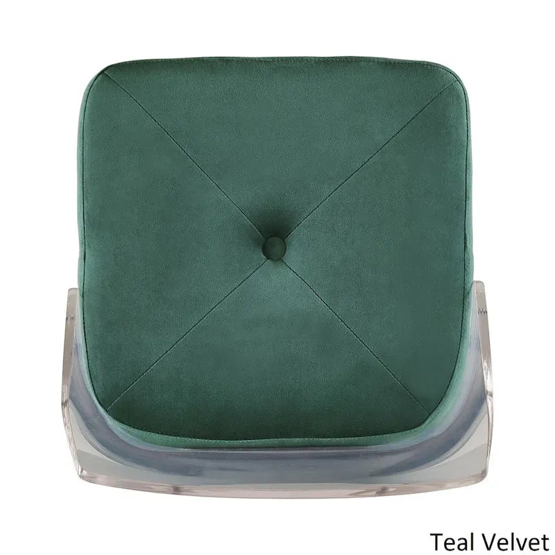 iNSPIRE Q Bold Lennox Velvet Counter Height Stools - Set of 2