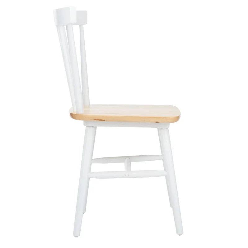 SAFAVIEH Signa Spindle Farmhouse Dining Chair Set (2 Chairs) - Dimensions: 20" W x 20" D x 33" H