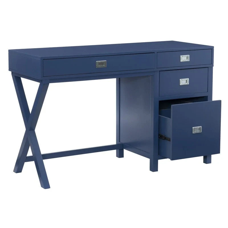 Linon Poppy Side Storage Writing Desk