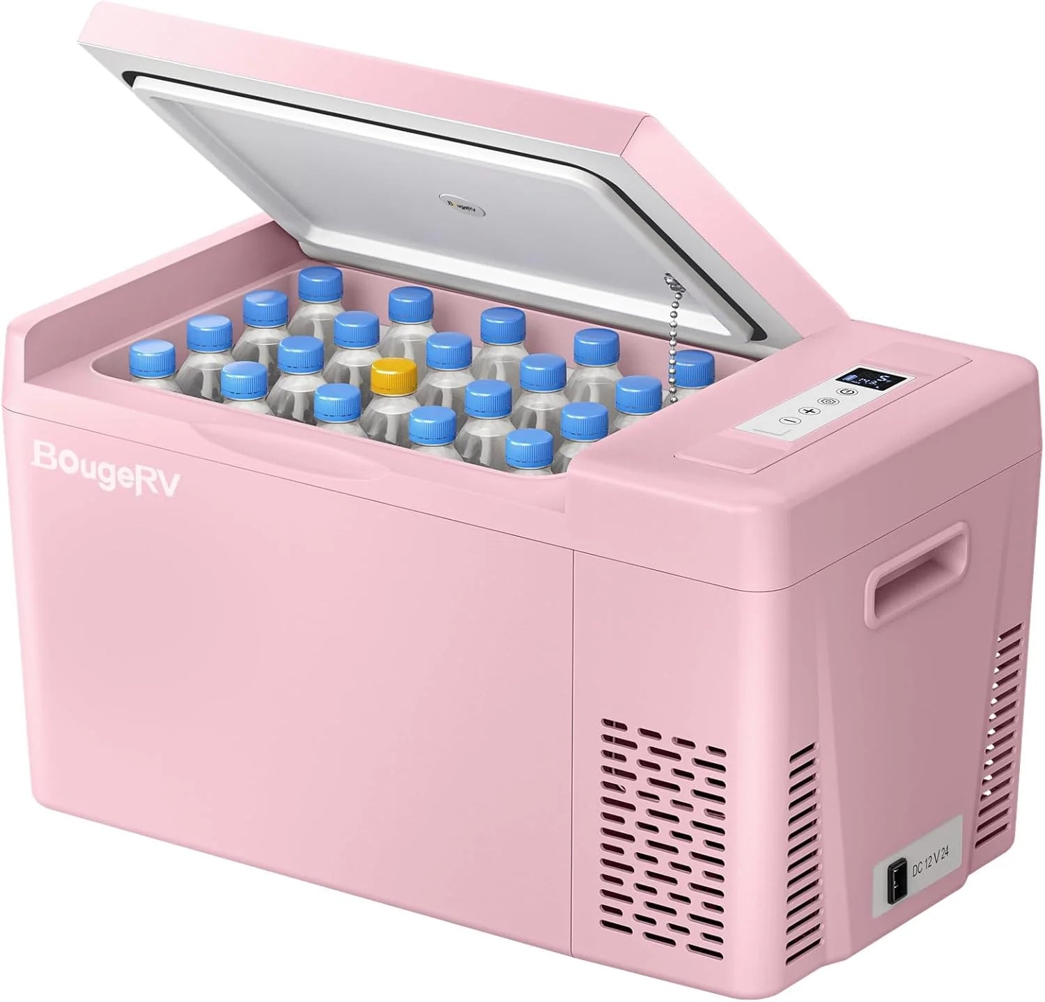 12 Volt Refrigerator 12V Car Fridge 23 Quart Portable Freezer Compressor Cooler 12/24V DC 110~240 Volt AC for Truck Van RV Camper SUV Travel Camping Road Trips Tailgating -7��~50��