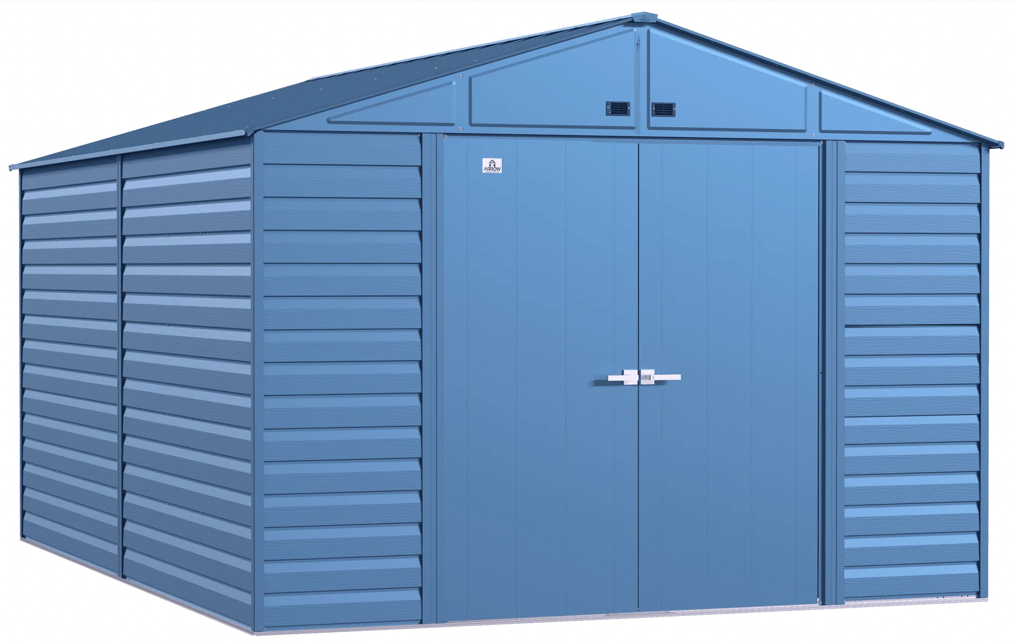 2025 Select Steel Storage Shed, 10x14, Blue Grey