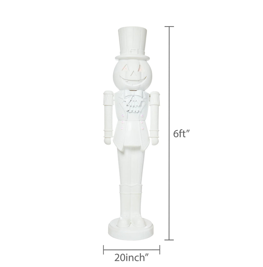 2025 DIY Animated Giant Pumpkin Nutcracker, 72", Halloween by Way To Celebrate