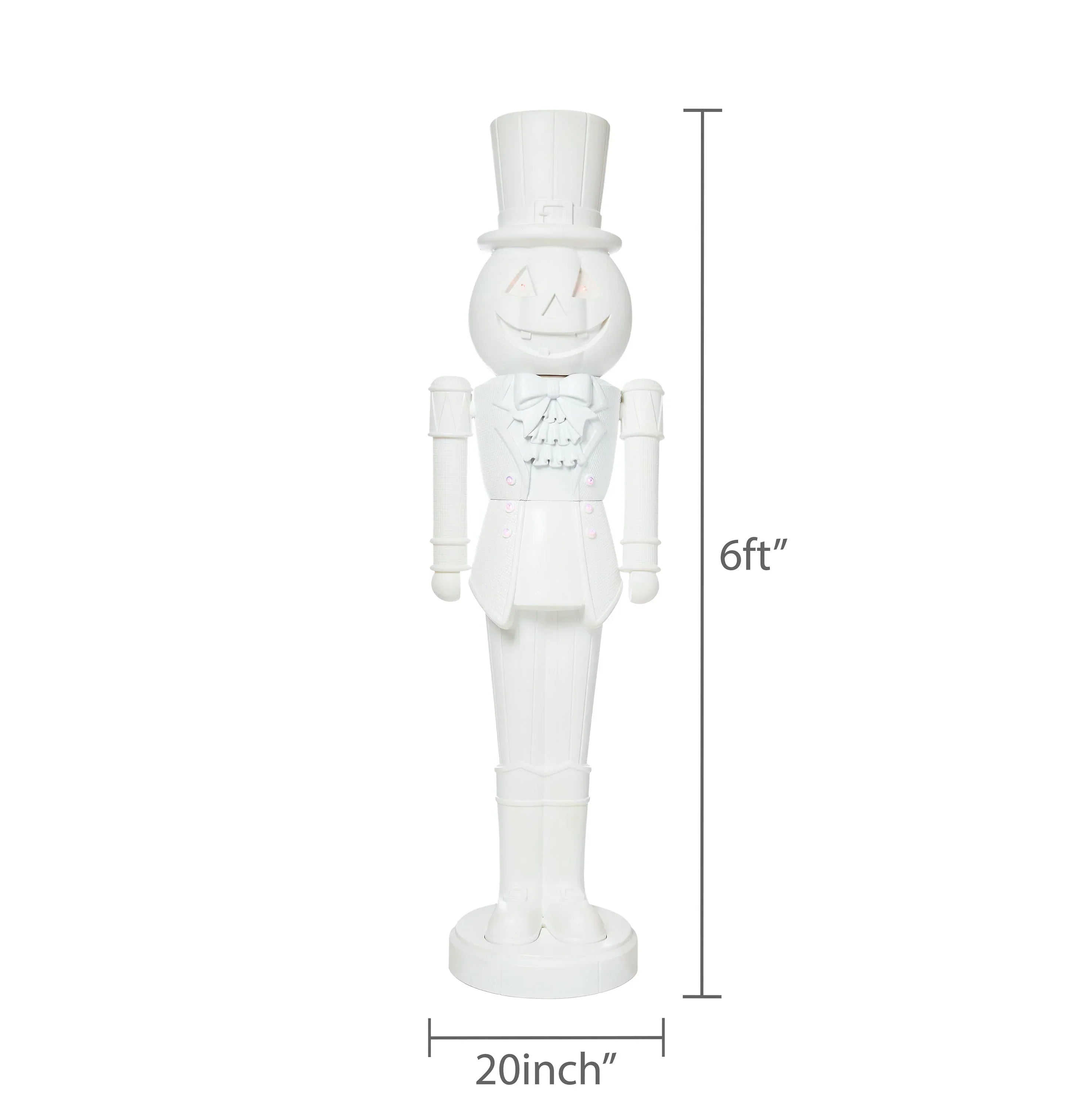 2025 DIY Animated Giant Pumpkin Nutcracker, 72", Halloween by Way To Celebrate