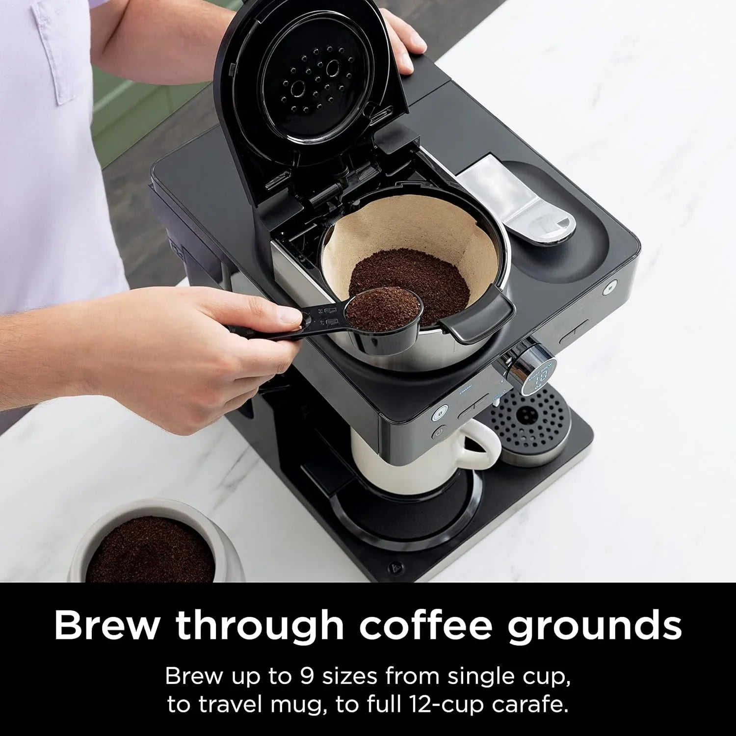 Ninja Espresso & Coffee Maker & Barista System, 3 Espresso Brew Styles