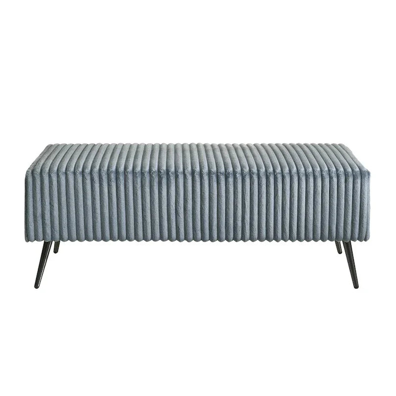 Roundhill Furniture Mavela Wide Wale Corduroy Upholstered Bench