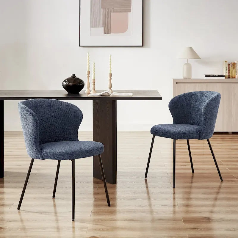 Set of 2 Modern Dining Chairs by Art Leon