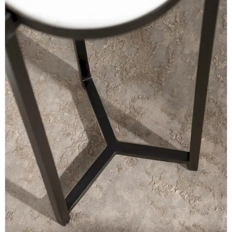 Kate and Laurel Aguilar Glamorous Drink Table - 9x9x23 Inches