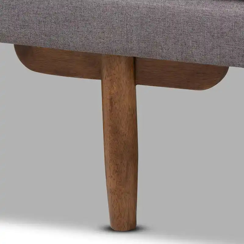 Marit Upholstered Wood Daybed in Mid-Century Modern Style