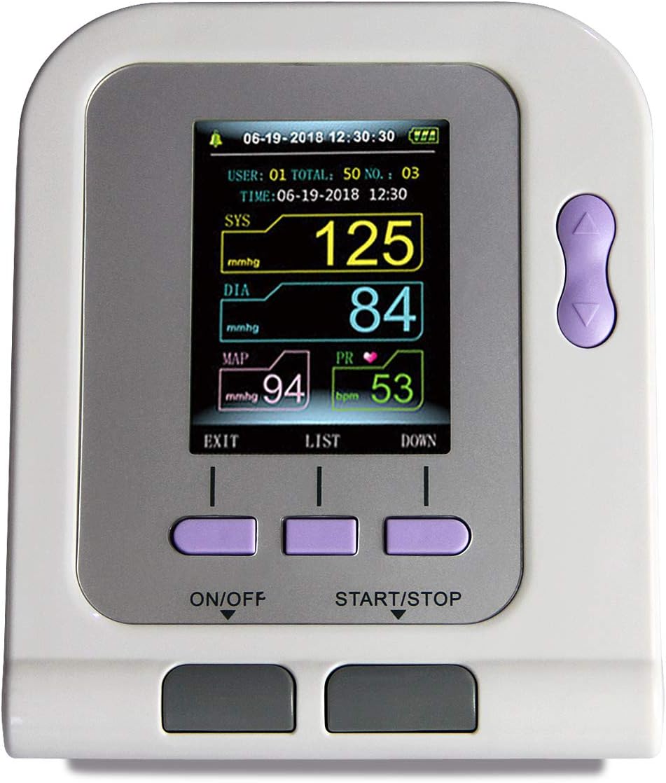 2025 Contec08A Vet Veterinary Animal Use Blood Pressure Monitor 3 Cuffs 6-11CM 10-19CM 18-26 CM