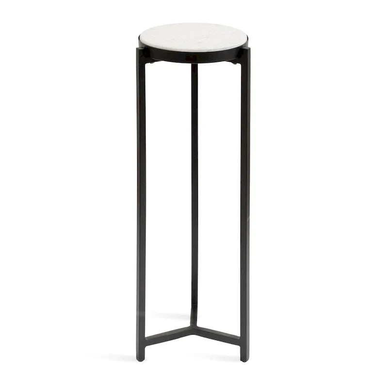 Kate and Laurel Aguilar Glamorous Drink Table - 9x9x23 Inches