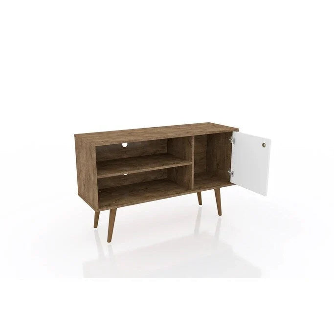 Mid-Century Modern Liberty Dual-Shelf TV Console