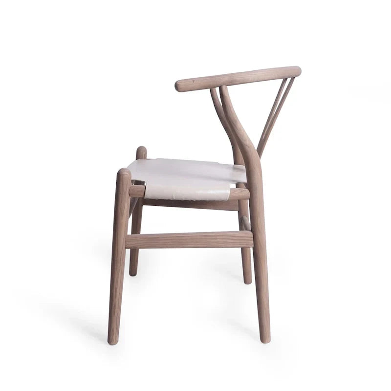 Set of 6 Gessford Ash Wood Dining Chairs by Christopher Knight Home