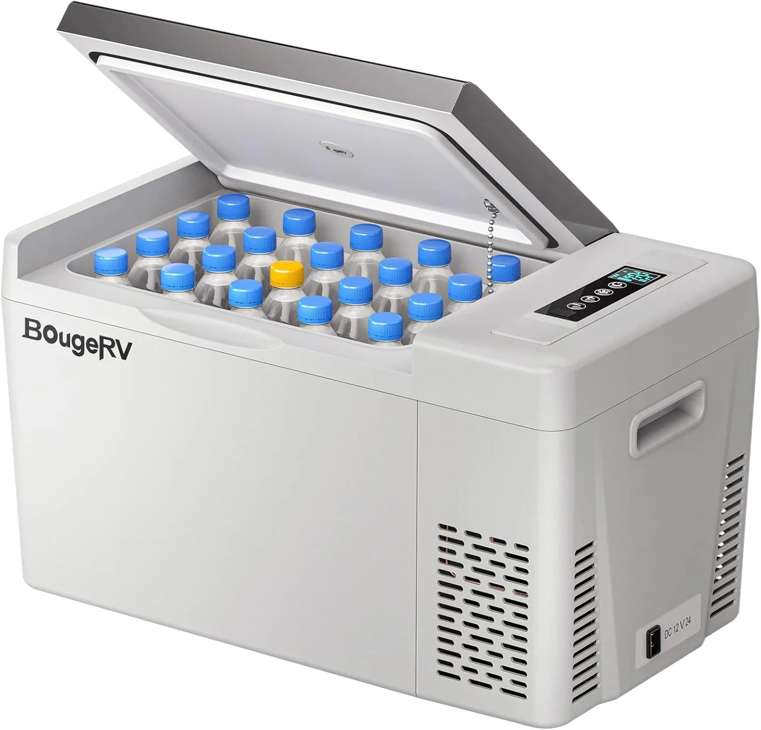 12 Volt Refrigerator 12V Car Fridge 23 Quart Portable Freezer Compressor Cooler 12/24V DC 110~240 Volt AC for Truck Van RV Camper SUV Travel Camping Road Trips Tailgating -7��~50��