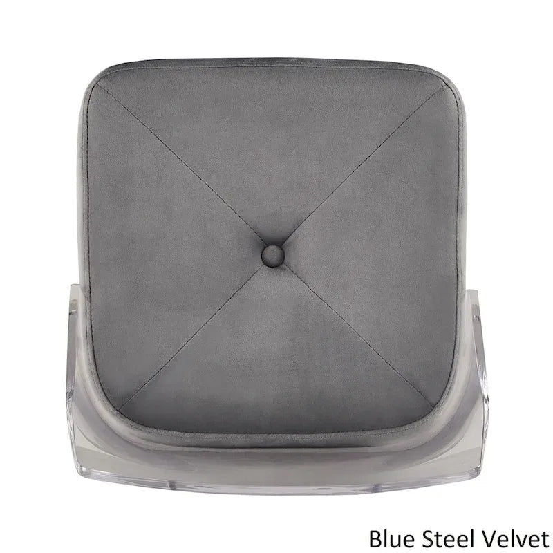 iNSPIRE Q Bold Lennox Velvet Counter Height Stools - Set of 2