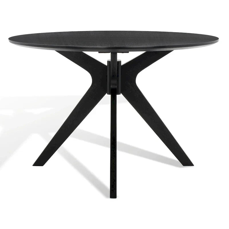 SAFAVIEH Couture Meiko 46-Inch Round Dining Table - Dimensions: 46" W x 46" D x 30" H
