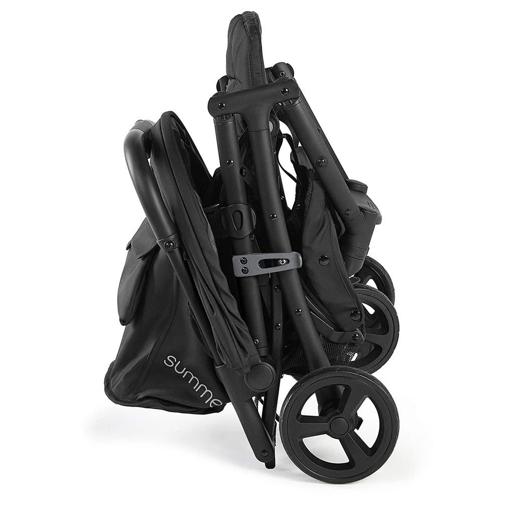 3Dpac CS+ Double Stroller Black ?C Car Seat Compatible Baby Stroller ?C Lightweight Stroller with Convenient One-Hand Fold
