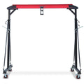 2025 1-ton gantry crane, adjustable, 2200 lbs lifting capacity, height adjustable 96.5"-143.7", portable hoist for factory, construction site, warehouse, auto repair shop