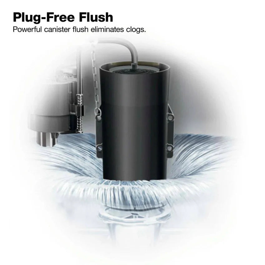 Extra Tall Highline Arc Complete Solution 2-piece 1.28 GPF Single Flush Elongated Toilet in White (Seat Included) 78305-0