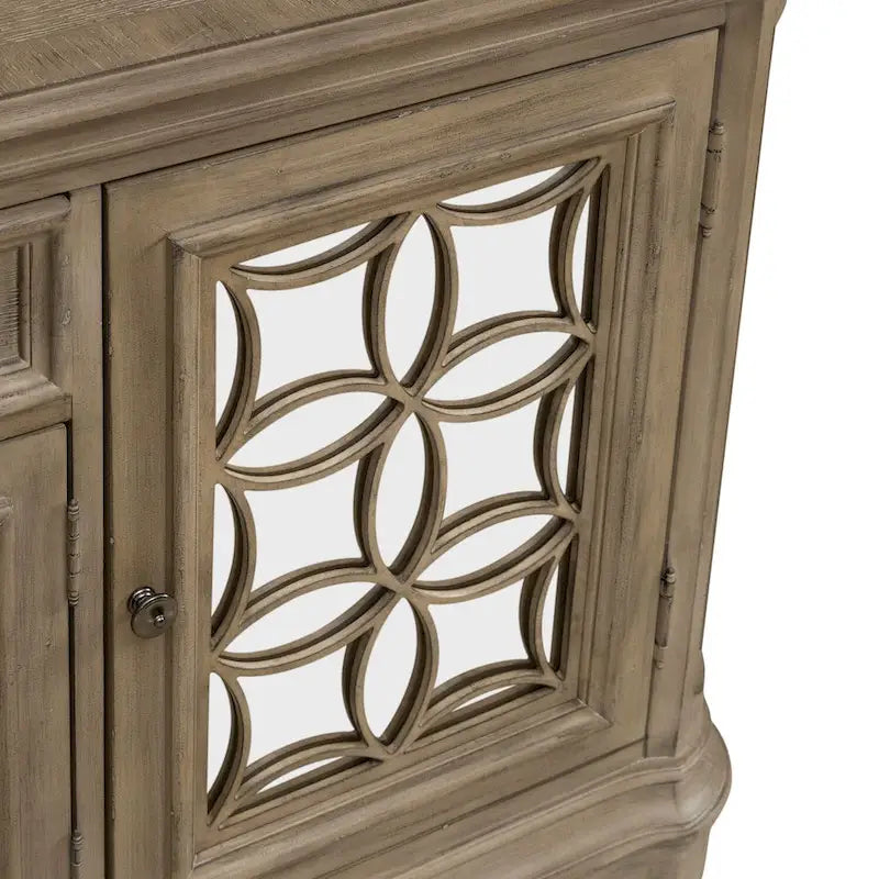 Magnolia Manor Mirrored TV Stand for Entertainment - Available in 2 Finishes
