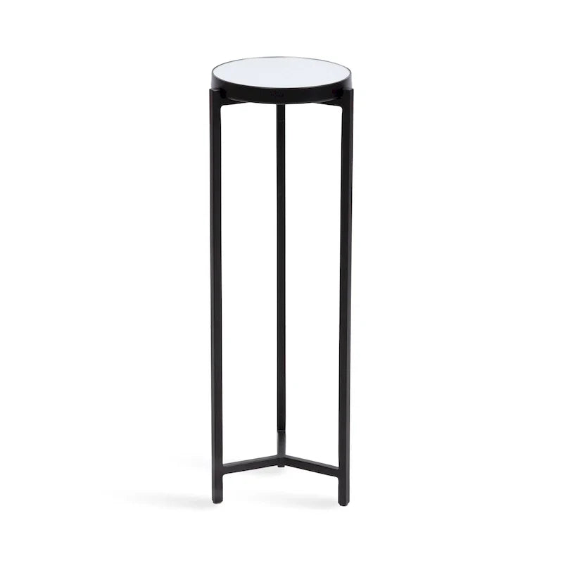 Kate and Laurel Aguilar Glamorous Drink Table - 9x9x23 Inches
