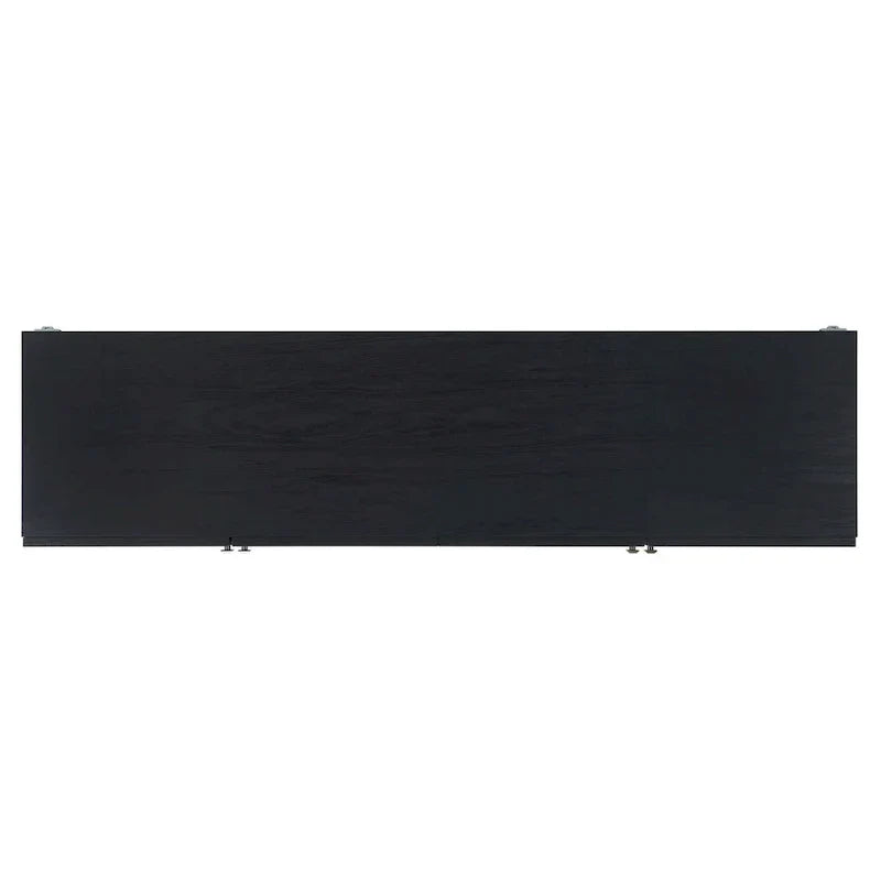 SAFAVIEH Micaela 63-Inch 4-Door Media TV Stand - Dimensions: 63.1" W x 16.3" D x 31.7" H