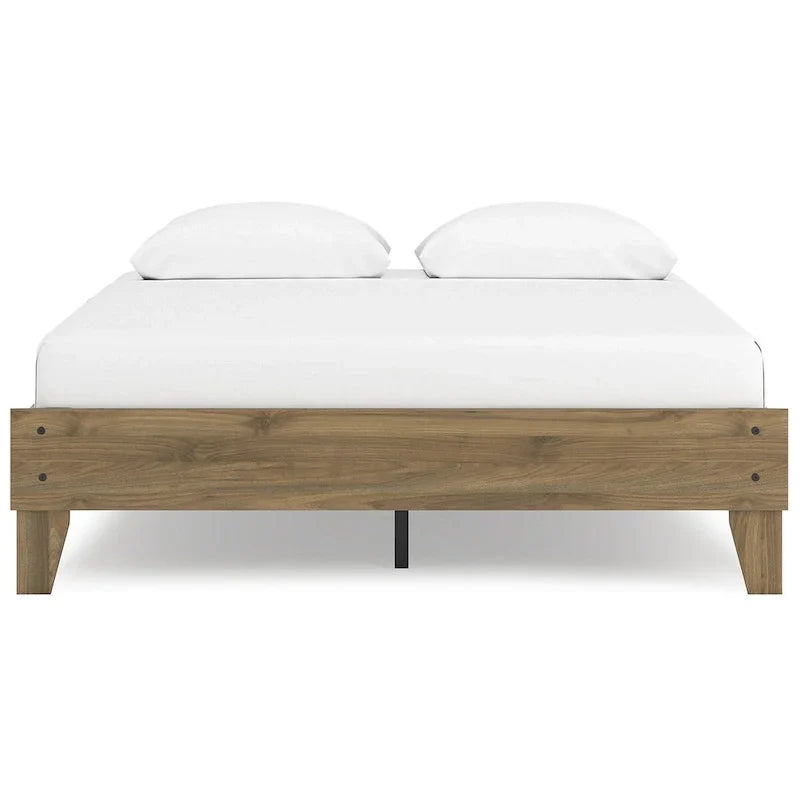Signature Design by Ashley Deanlow Honey Wood Platform Bed