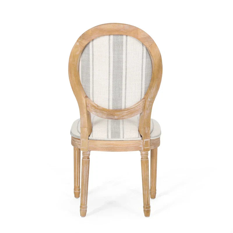 Set of 2 Phinnaeus French Country Fabric Dining Chairs by Christopher Knight Home