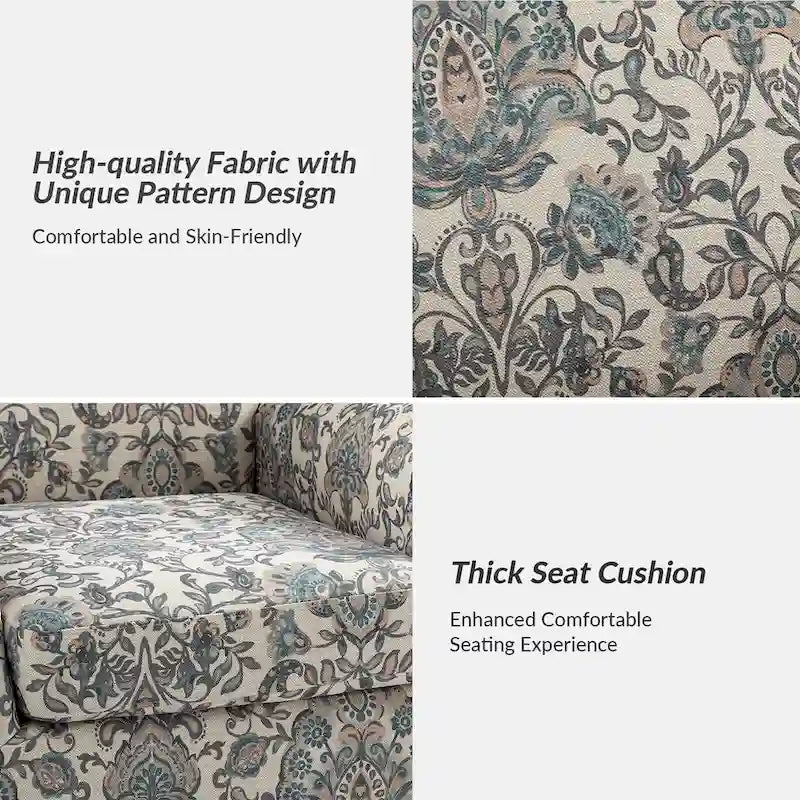 Giampiero Upholstered Wooden Armchair with Nailhead Accents by HULALA HOME