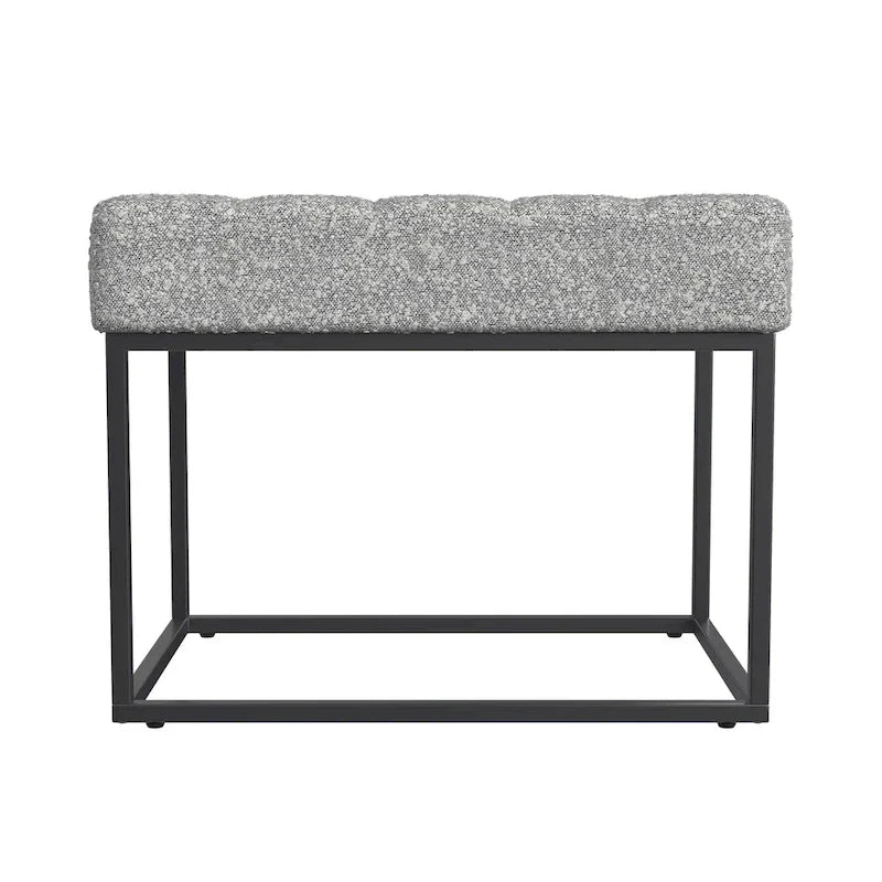HomePop Theodore Upholstered Ottoman