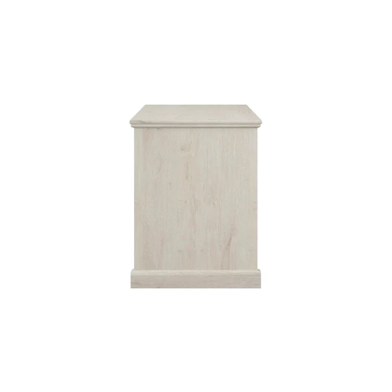 Lennox 60-Inch Farmhouse Desk with Storage Cabinet from Bush Furniture