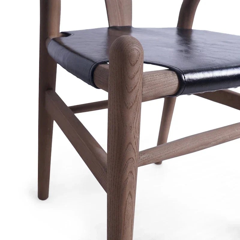 Set of 6 Gessford Ash Wood Dining Chairs by Christopher Knight Home