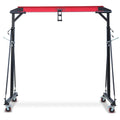2025  1 Ton Adjustable Gantry Crane, 2200 lbs Capacity, Height Adjustable 96.5"-143.7", Portable Hoist for Factory, Construction, Warehouse, Auto Repair