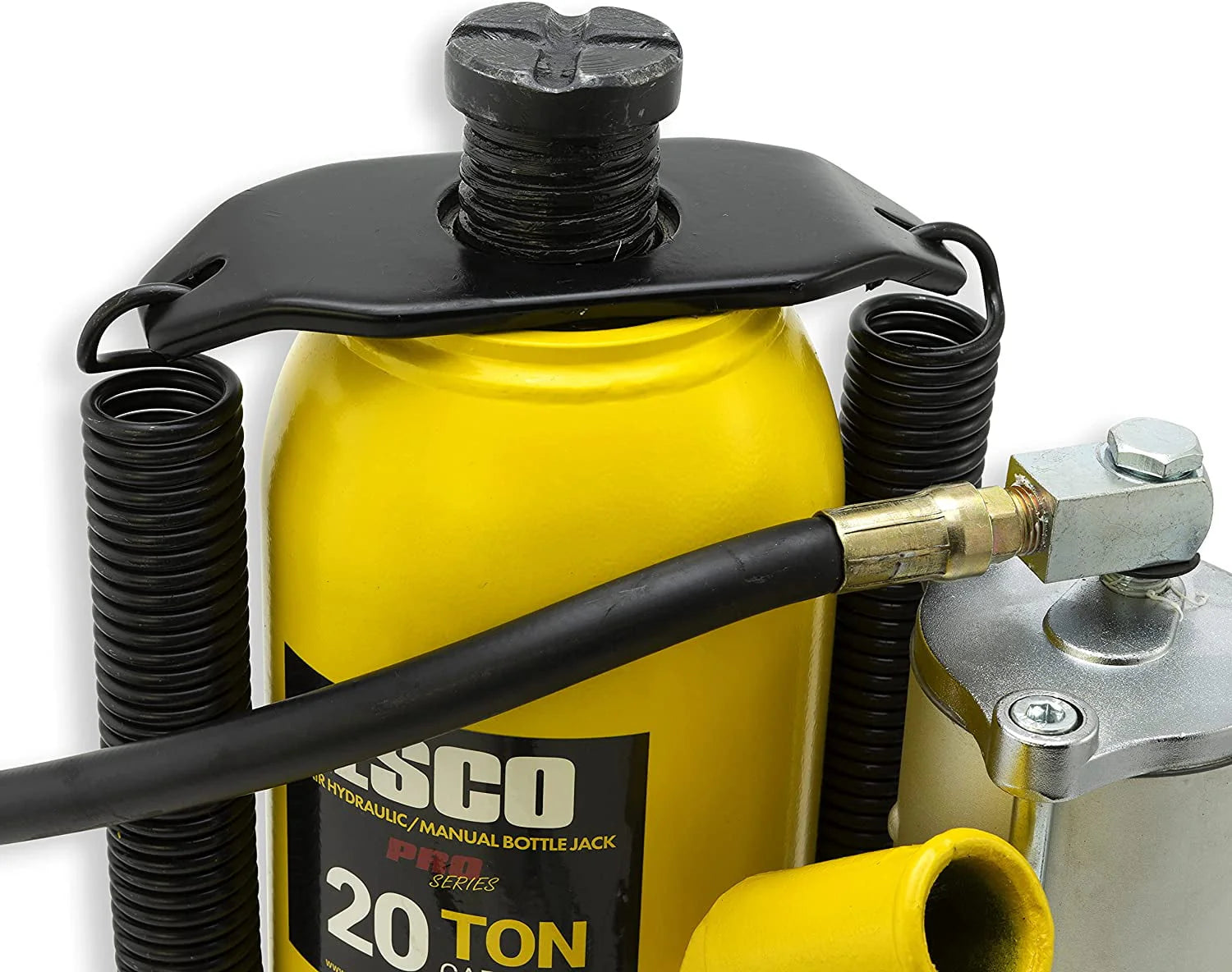30 Ton Pro Series Air Hydraulic Bottle Jack �� Heavy Duty Lifting for Automotive and Industrial Use