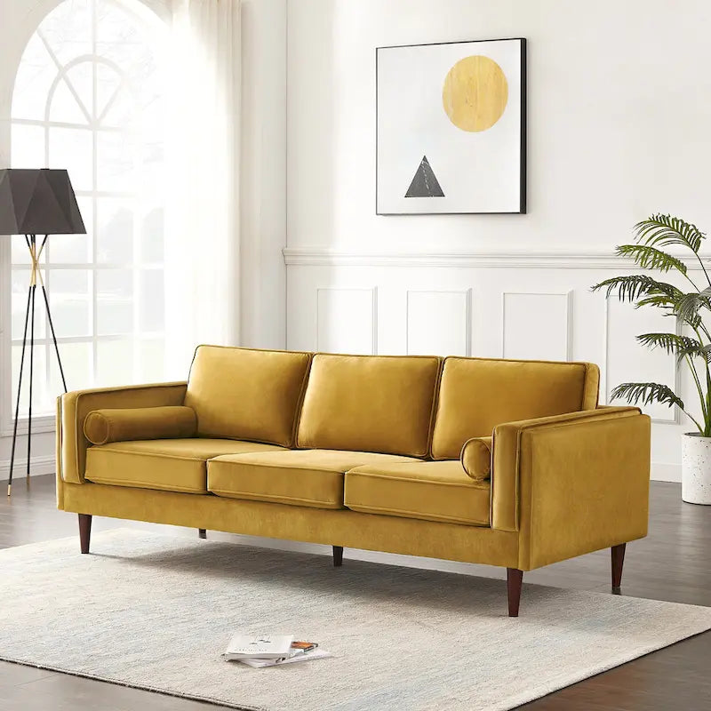 Lavinia Mid-Century Modern Sofa for Living Room - Dimensions: 33 x 88 x 34 inches