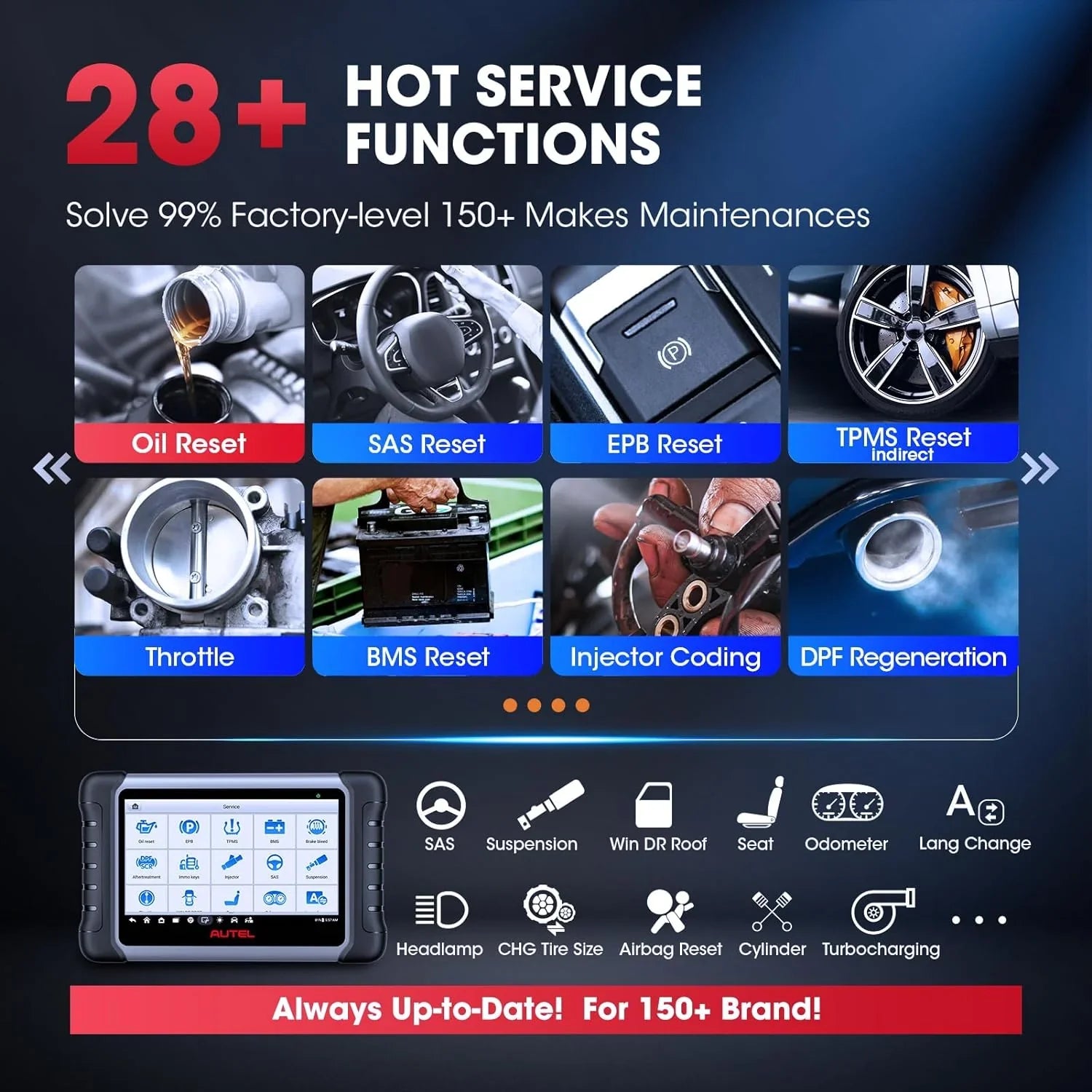 2024 Bidirectional Tool as MK808BT Pro MX808S M808Z, Function as MaxiCheck MX900, Active Test, All System Diagnose, Injector Coding.