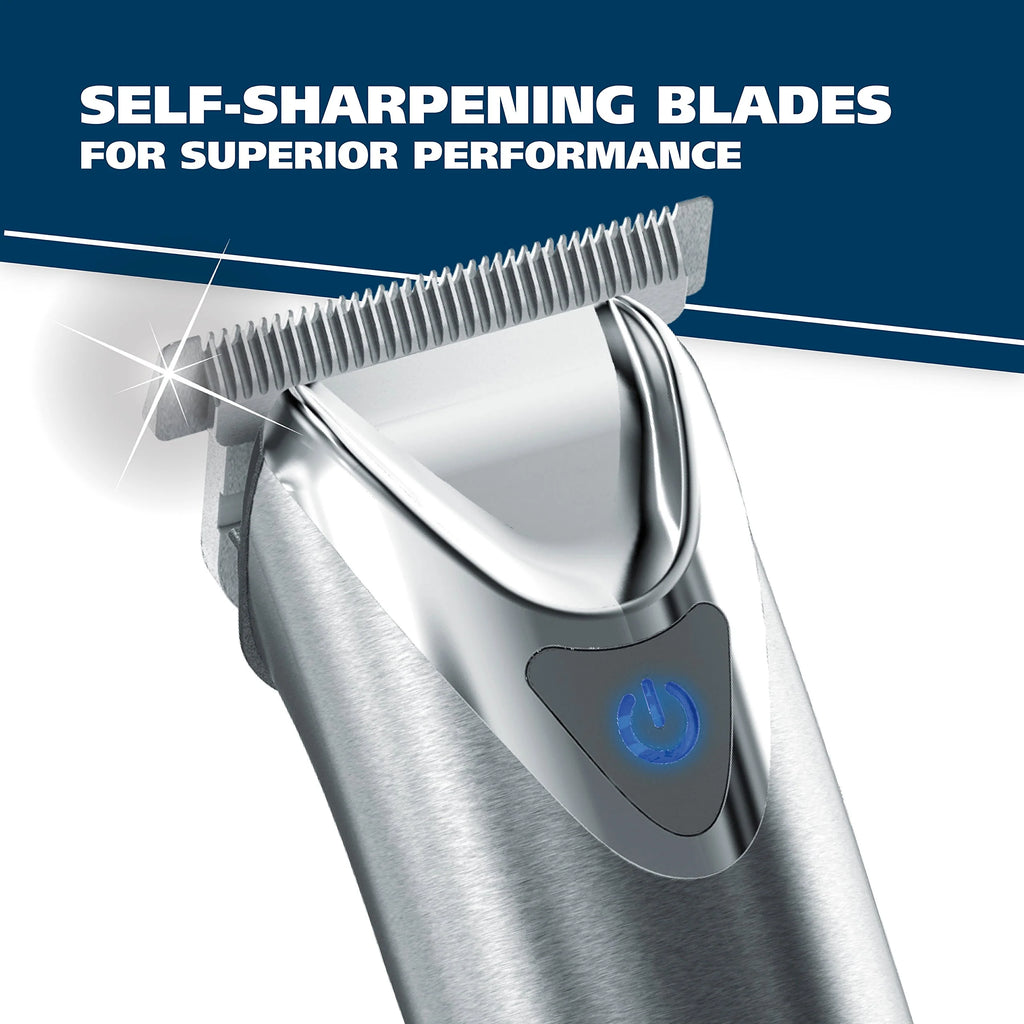 Wahl Stainless Steel Lithium Ion 2.0+ Beard Trimmer for Men