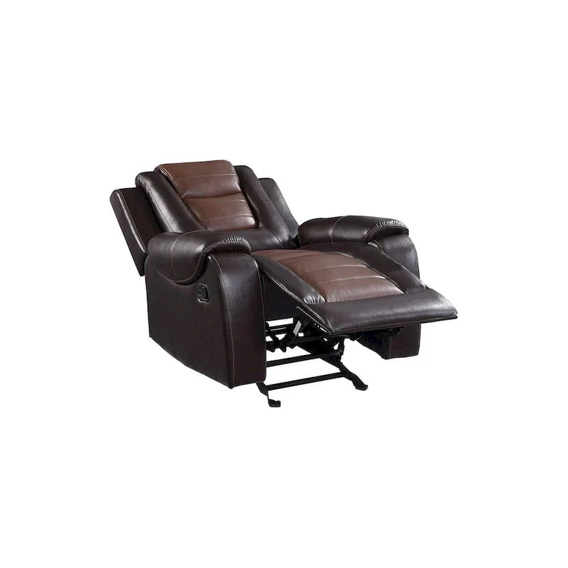 Grete Brown Luxury Faux Leather Living Room Collection