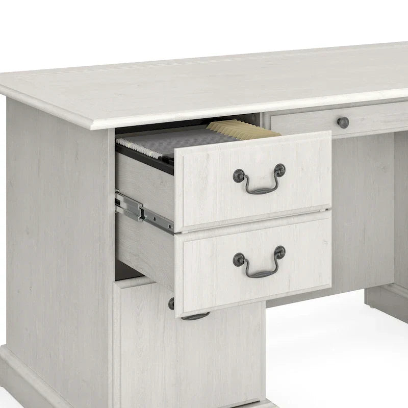 Saratoga Executive Desk with Drawers and Storage by Bush Furniture