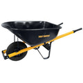 2025 True Temper R6STFFEC 6 cu. ft. Barrow in a Box Steel Wheelbarrow with Never Flat Tire and Steel Handles