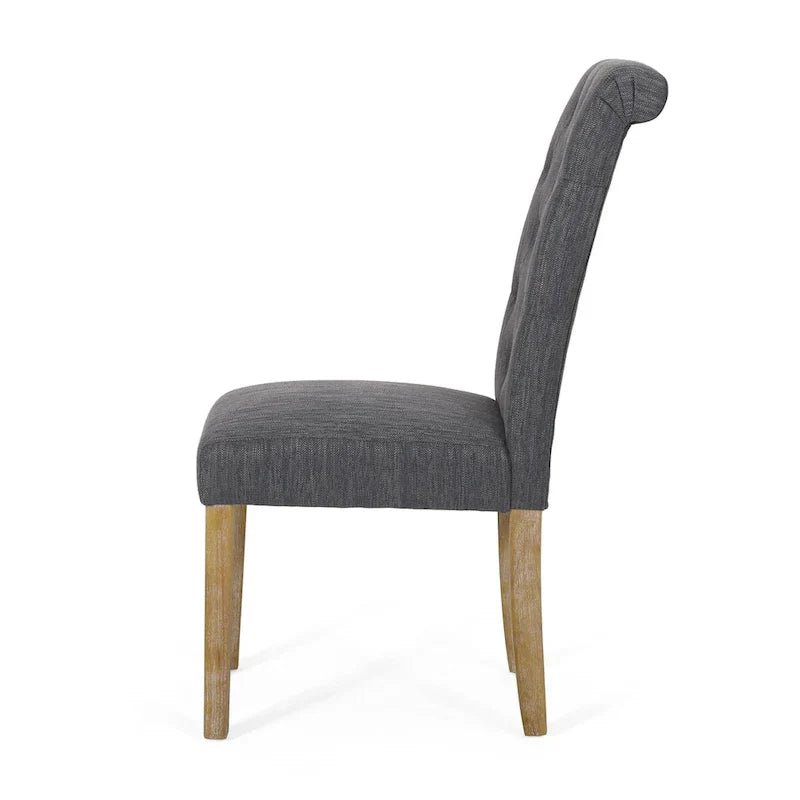 Set of 6 Aruda Upholstered Dining Chairs by Christopher Knight Home