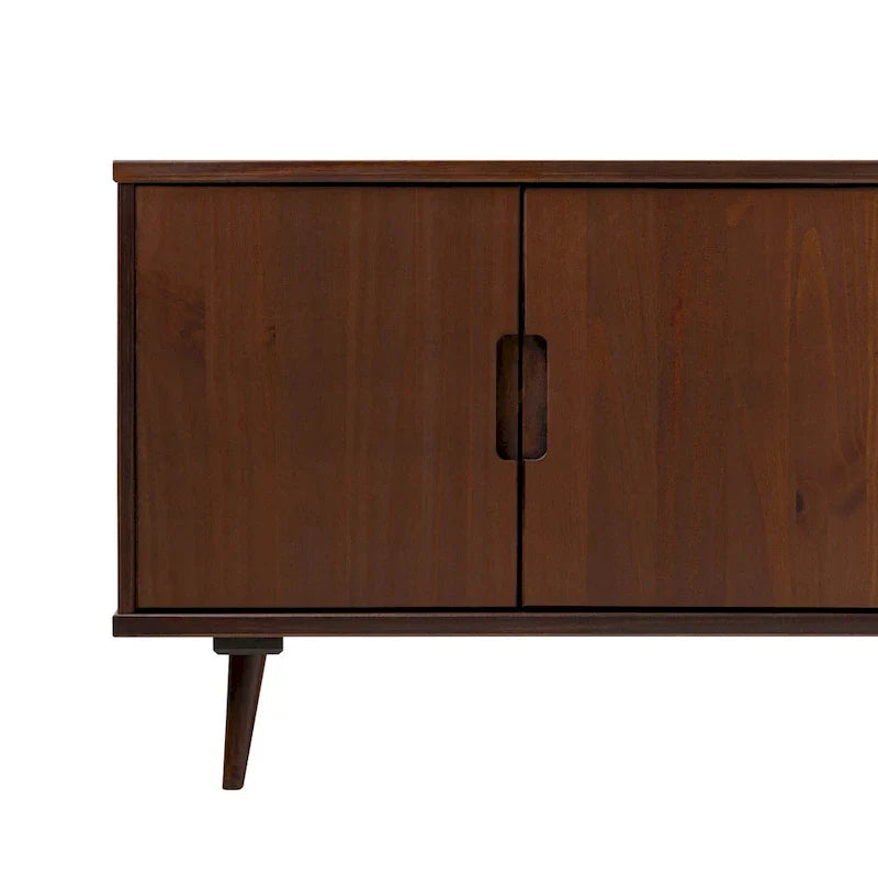 Mid-Century Modern Solid Wood TV Console by Middlebrook