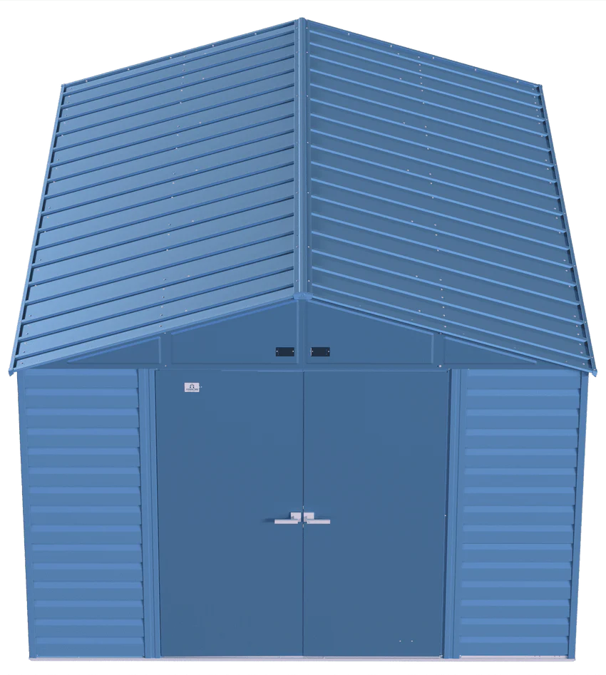 Arrow Select Steel Storage Shed, 10x14, Blue Grey