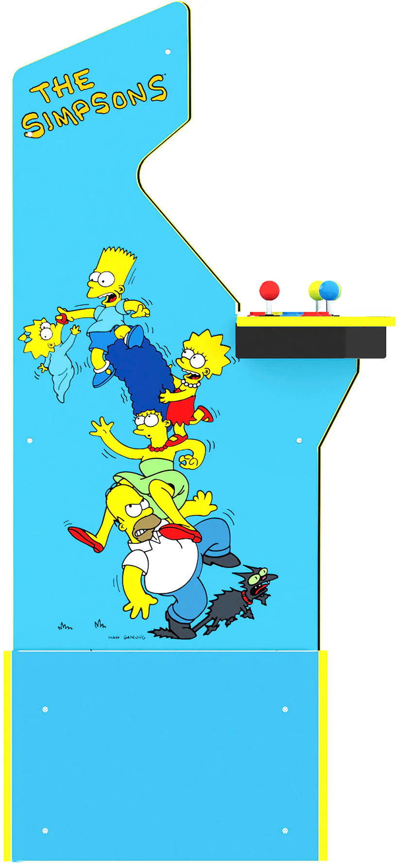 Arcade1Up &ndash; The Simpsons 30th Edition Arcade with Stool and Tin &ndash; Multi