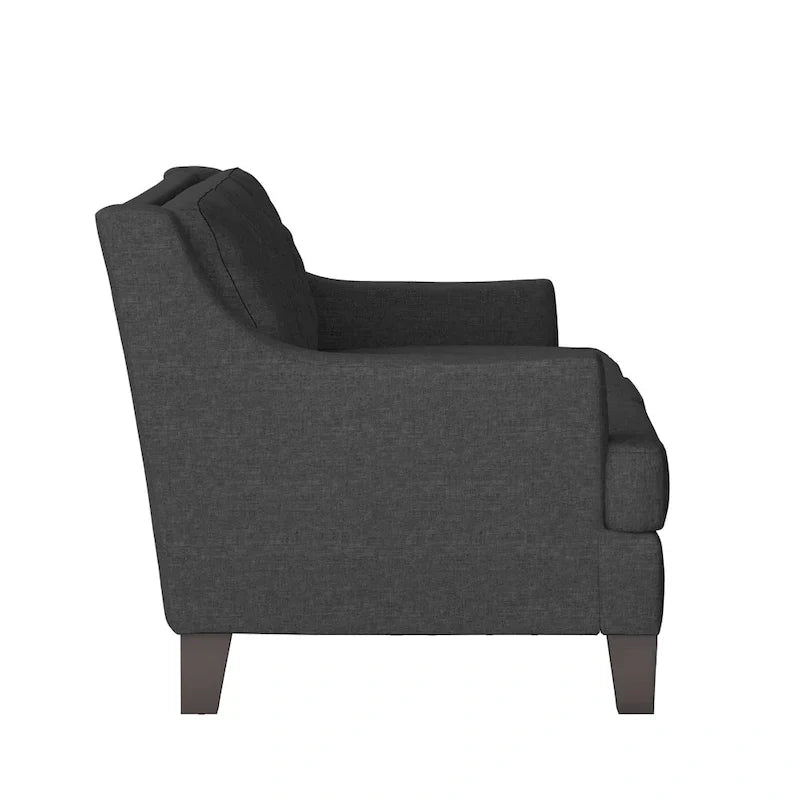 iNSPIRE Q Modern Elston Tufted Linen Track Sofa
