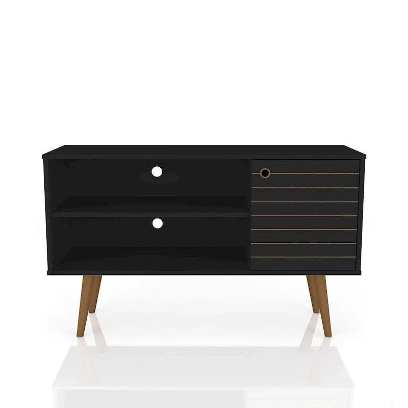 Mid-Century Modern Liberty Dual-Shelf TV Console