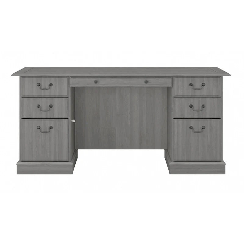 Saratoga Executive Desk with Drawers and Storage by Bush Furniture