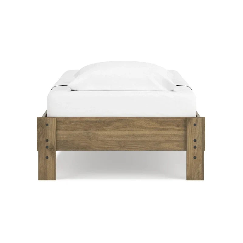 Signature Design by Ashley Deanlow Honey Wood Platform Bed